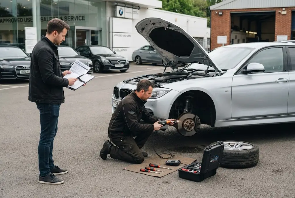Vehicle history check and used car inspection in the UK